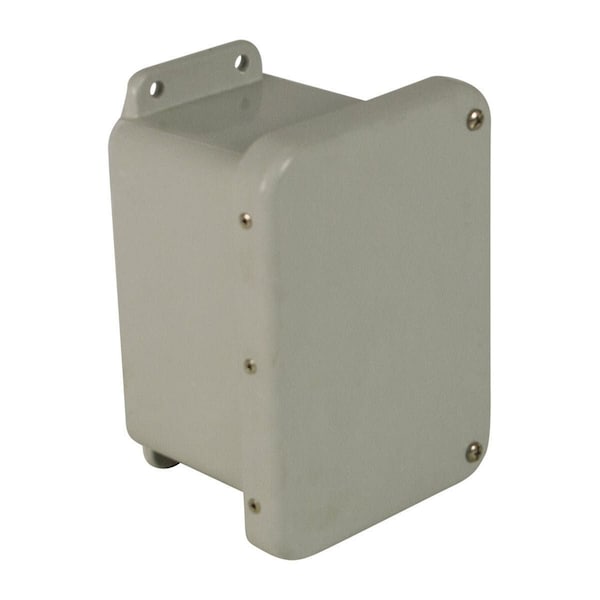 Screws Electrical Enclosures, 10 in H, 5 in D, 8 in W, 4X, Fiberglass